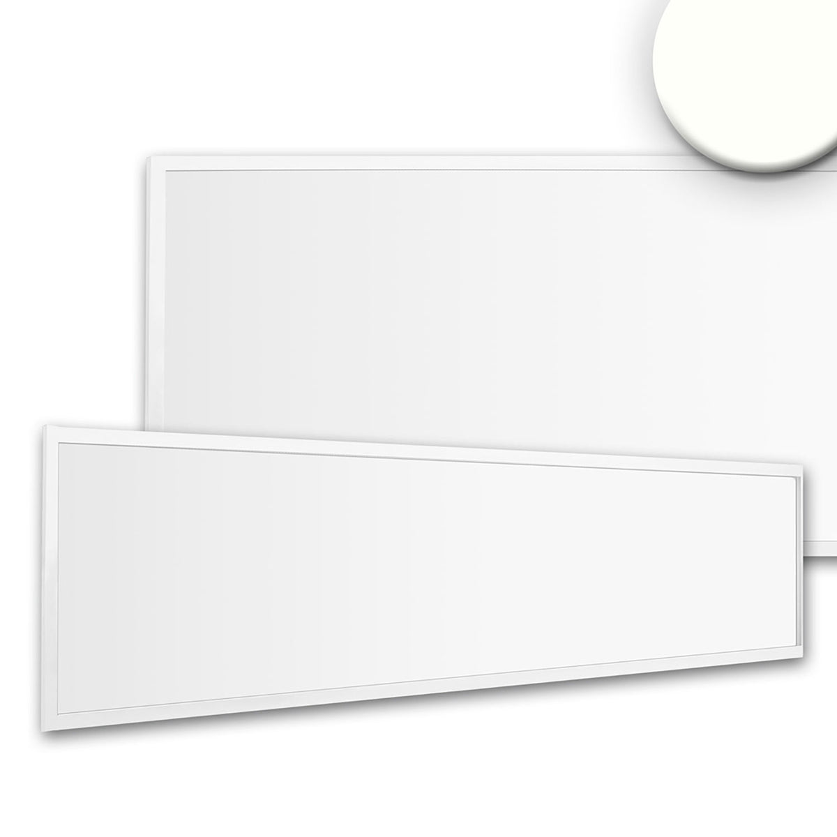 LED Panel Business Line 1200 UGR<19 2H/2H, 36W, frame white RAL 9016, neutral white, dimmable