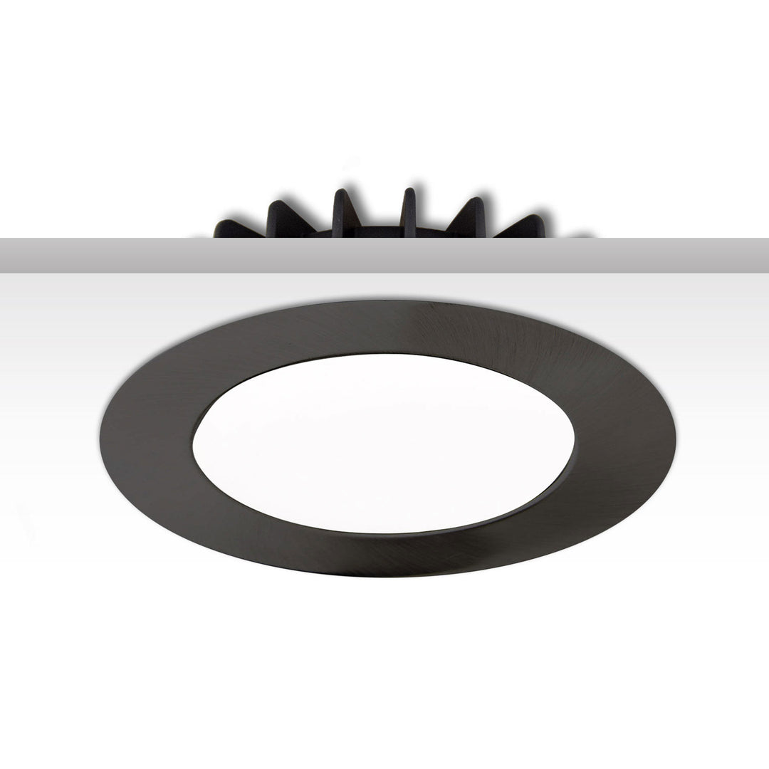 Cover Aluminium rund schwarz für Sys-90