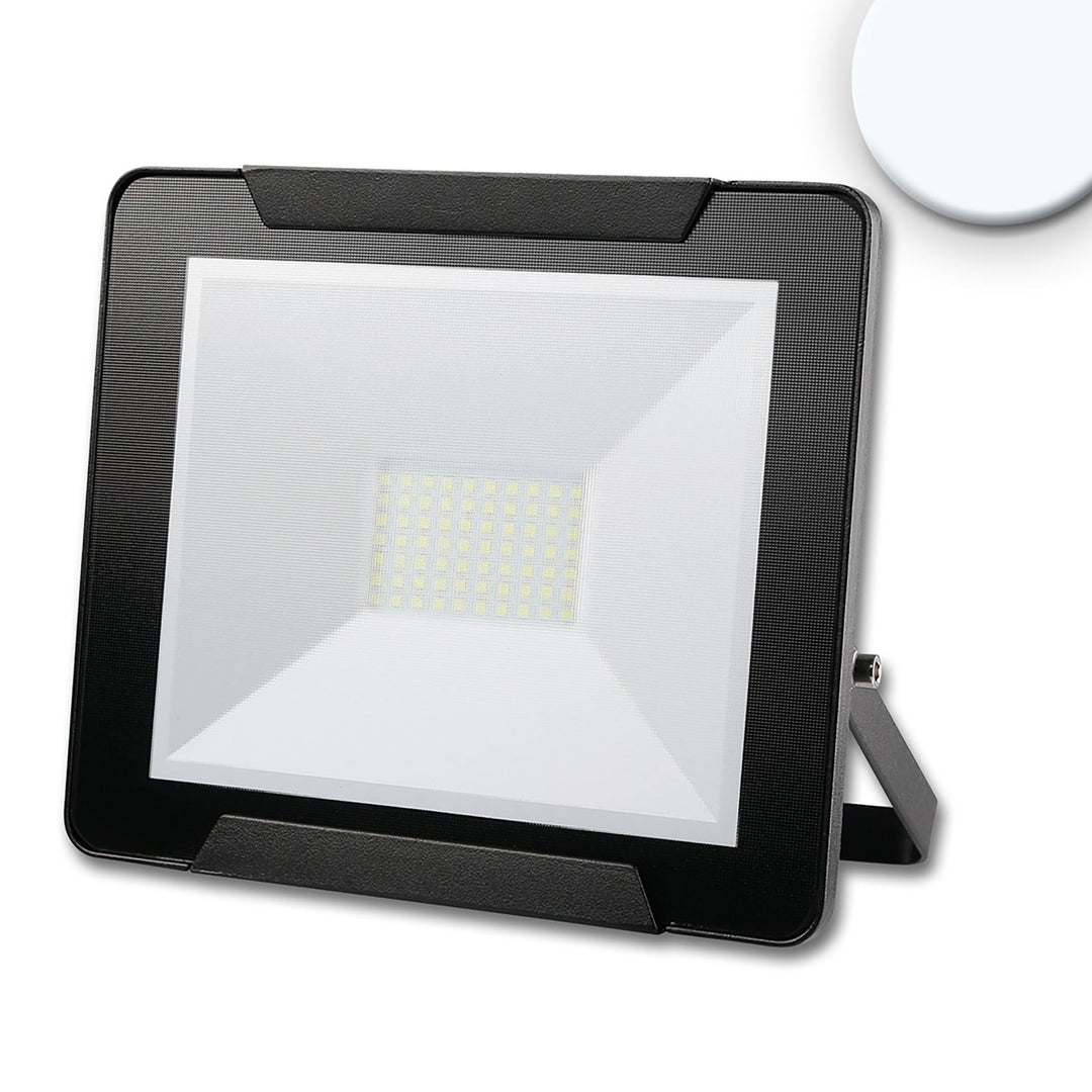 LED floodlight 50W, cool white, black, IP65