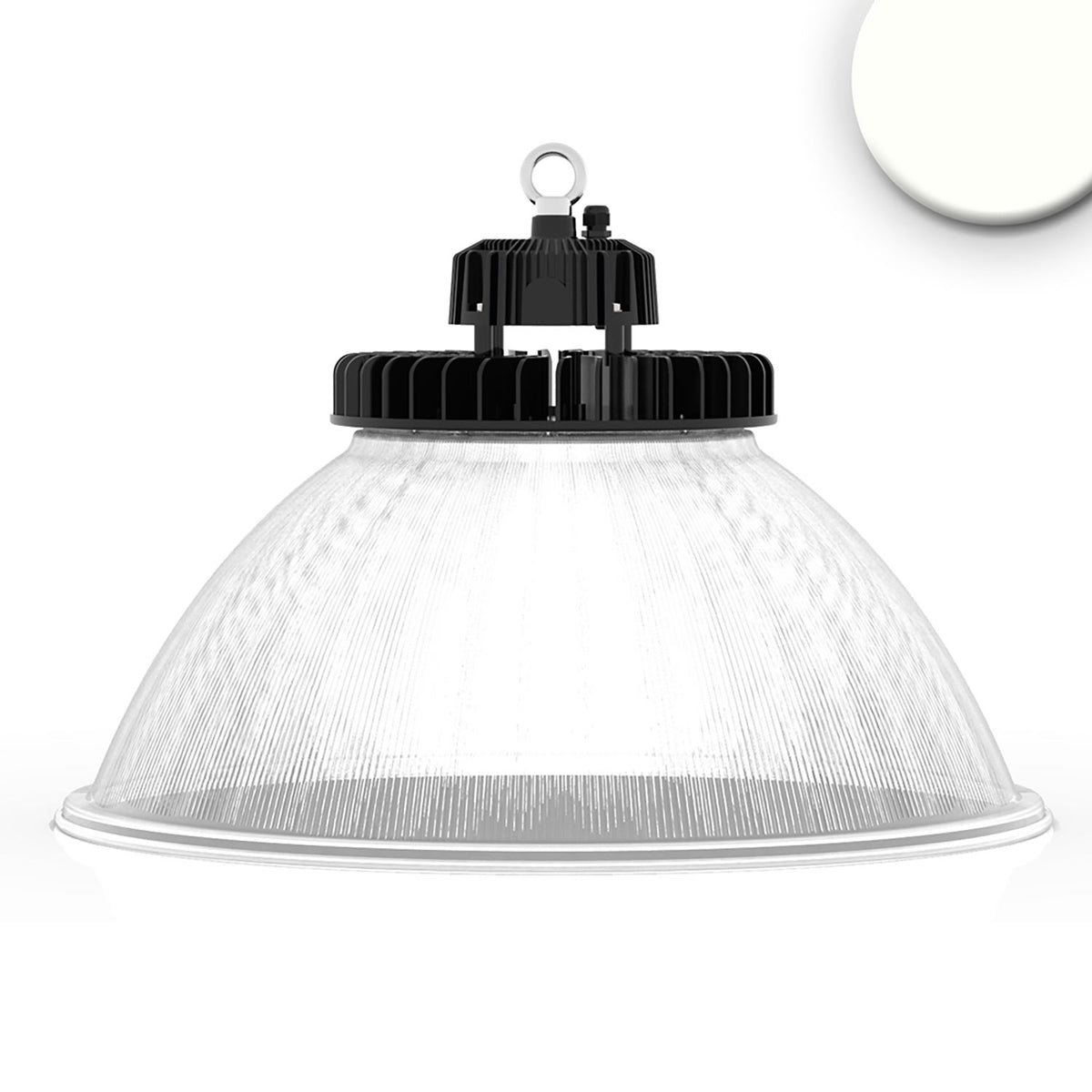 LED high bay light FL 200W, PC reflector, 70°, IP65, 1-10V dimmable, neutral white