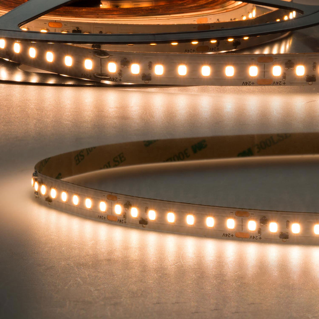 LED CRI930 full spectrum linear flex ribbon, 24V DC, 14W, IP20, 3000K, 5m roll, 160 LED/m
