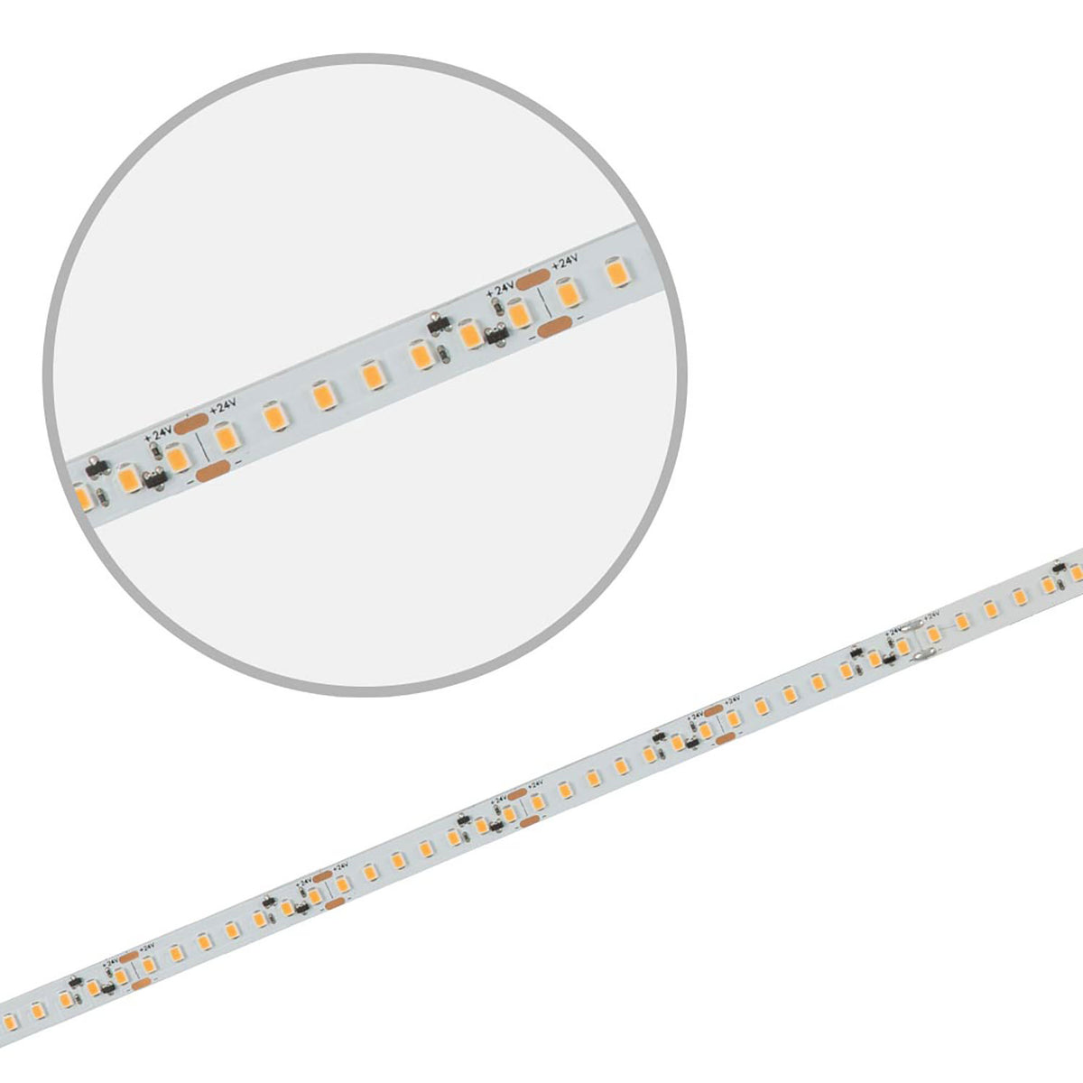 LED CRI930 full spectrum linear flex ribbon, 24V DC, 14W, IP20, 3000K, 5m roll, 160 LED/m