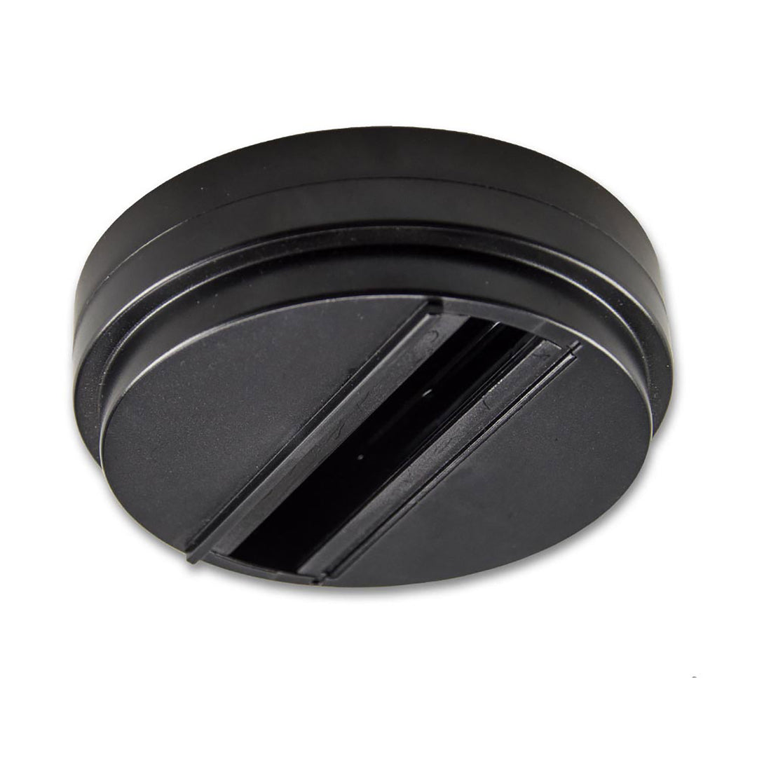Monotrack surface-mount adapter for track spotlights, black, 1-phase