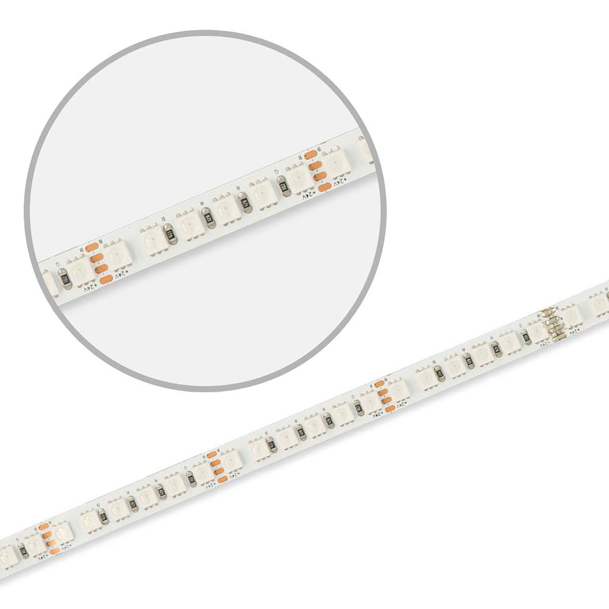 LED RGB Linear10 Flexband, 24V DC, 12W, IP20, 5m Rolle, 120 LED/m
