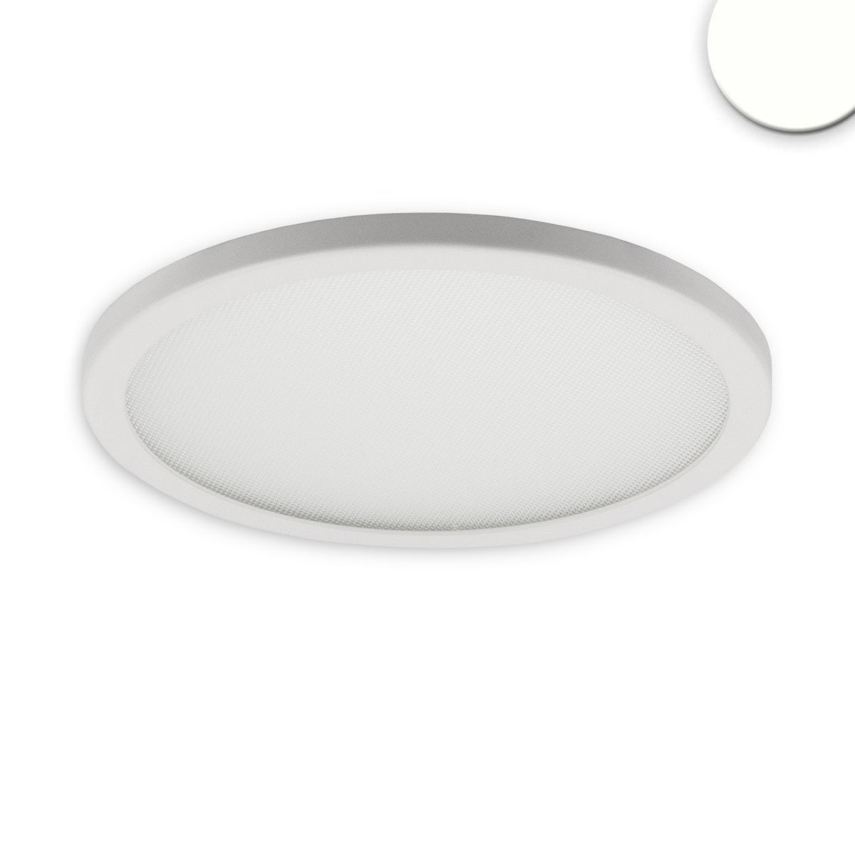 LED Downlight Flex 15W, prismatic, 120°, cutout diameter 50-160mm, neutral white
