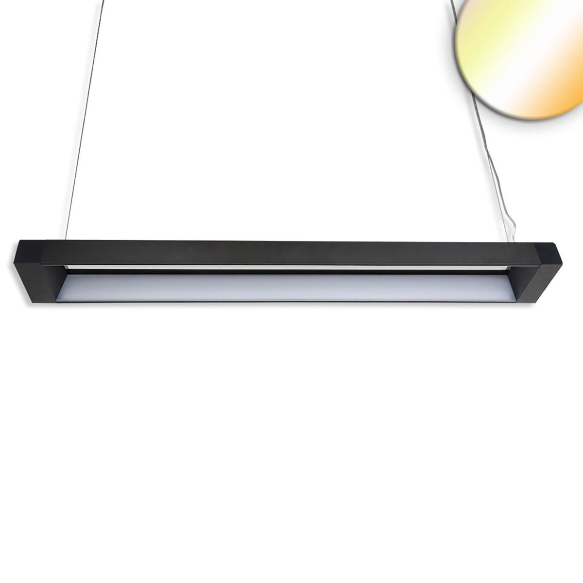 LED hanging light Frame 40W, black, ColorSwitch 3000|4000|5700K