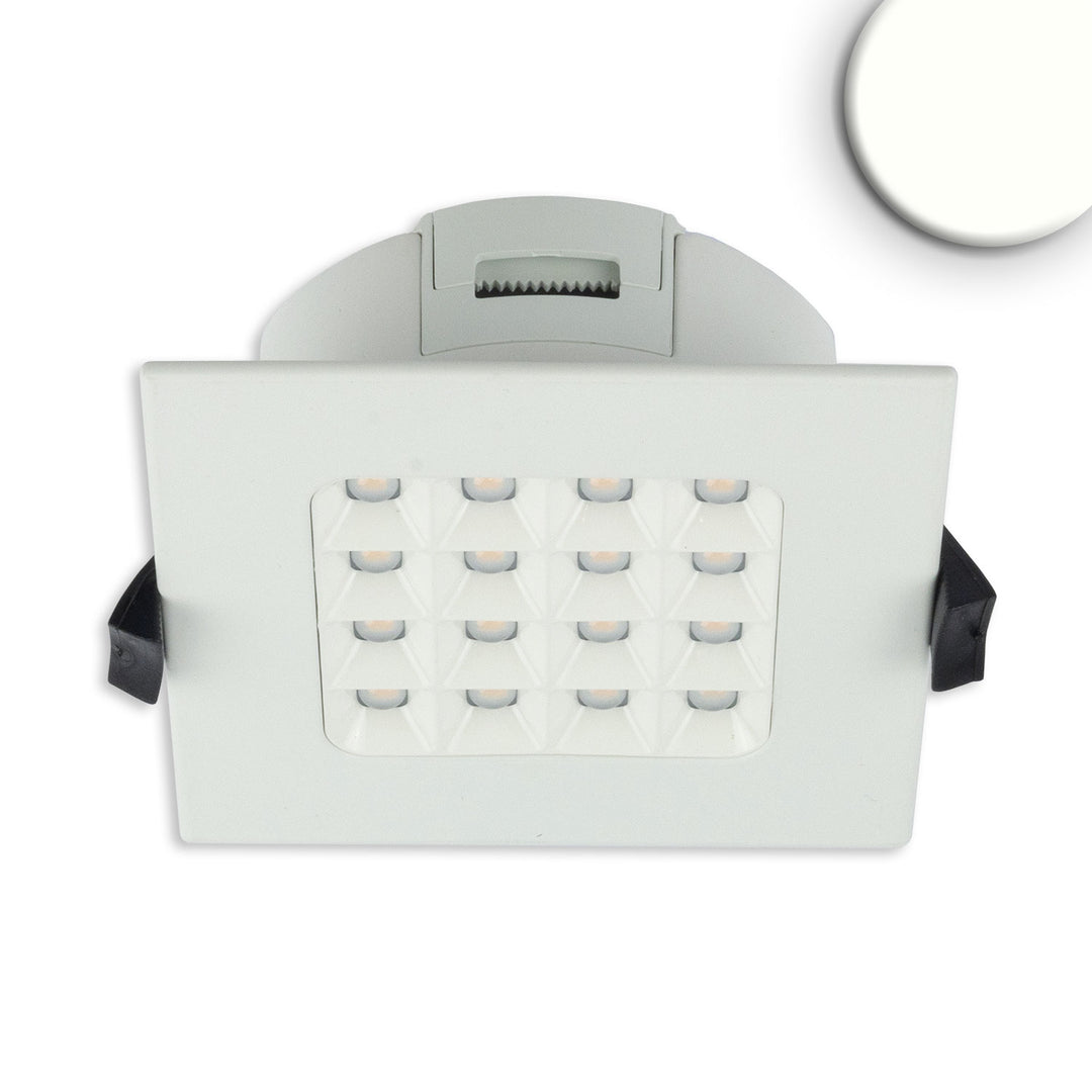 LED Downlight Prism, glare-reduced, 10W, IP54, neutral white, dimmable
