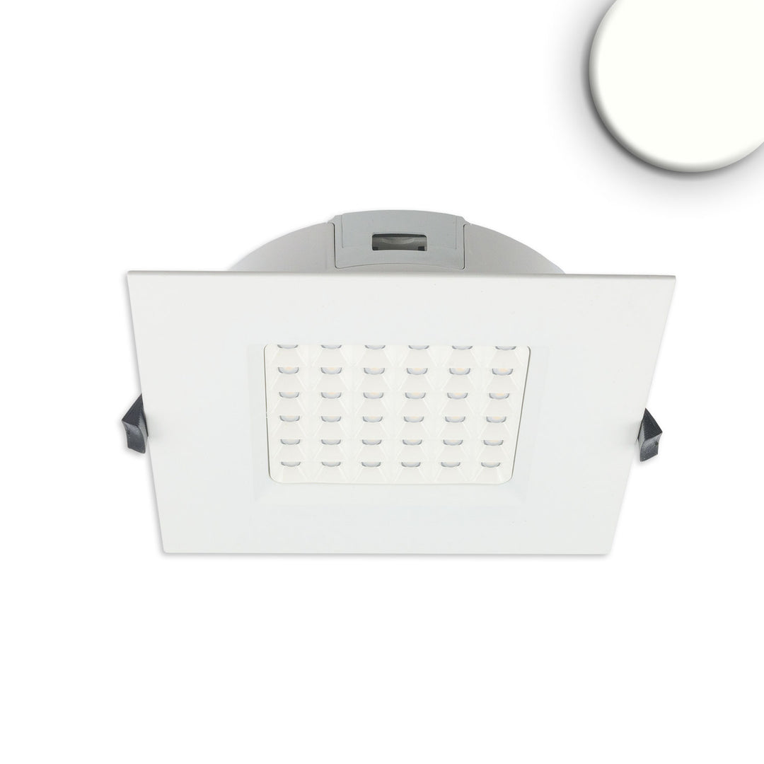 LED Downlight Prism, glare-reduced, 18W, IP54, neutral white, dimmable