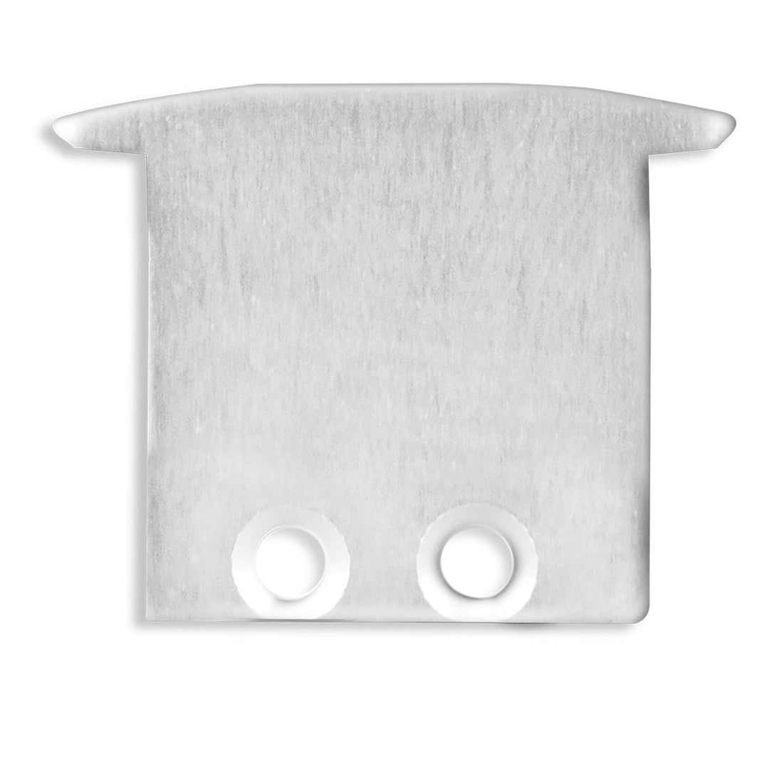 End cap for profile IL-ALU20, recessed installation, anodized aluminum
