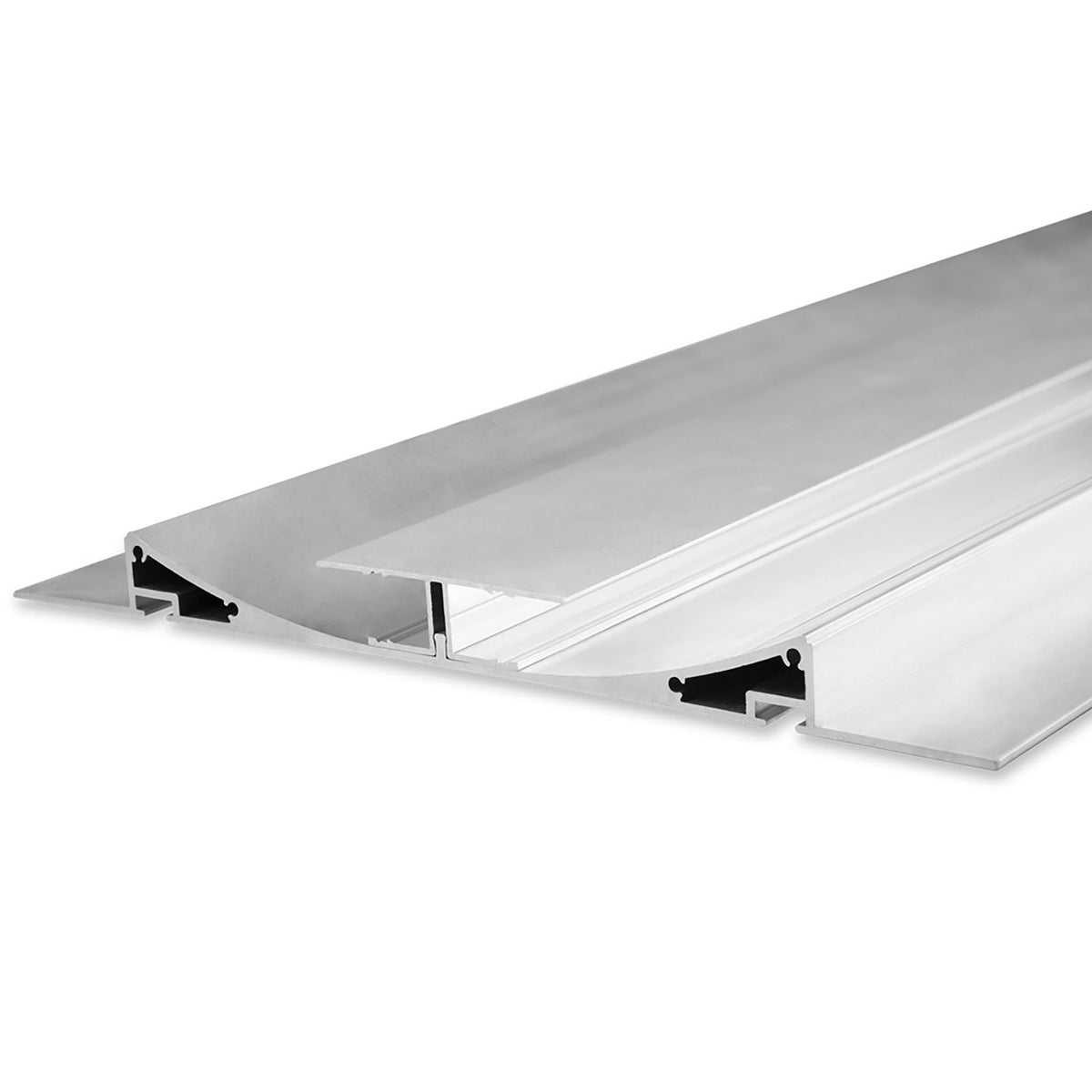 LED Trockenbau-Leuchtenprofil Double Curve, 200cm