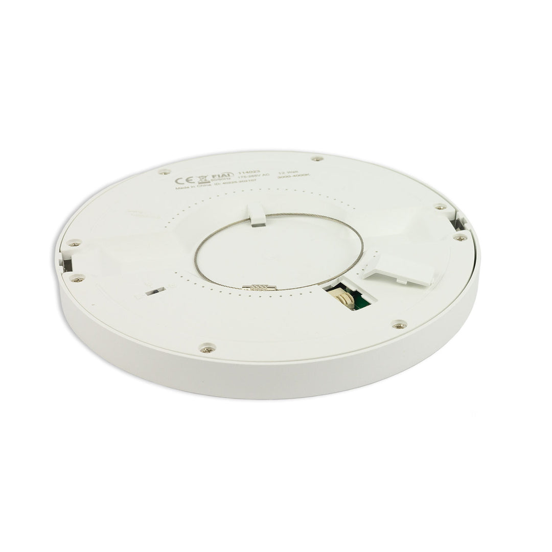 LED surface-mounted/recessed light Slim Flex, 18W, brushed nickel, ColorSwitch 3000|3500|4000K