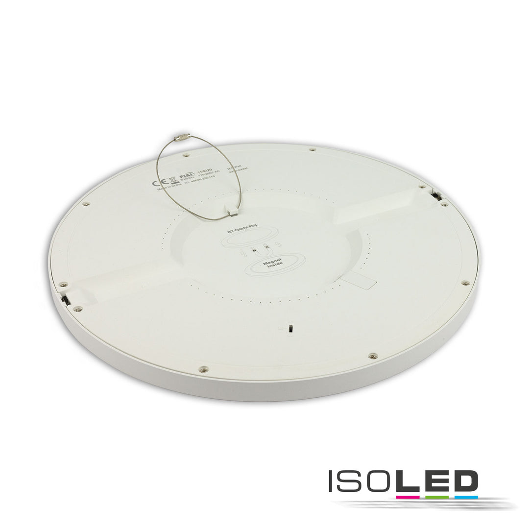 LED surface-mounted/recessed light Slim Flex, 24W, black, ColorSwitch 3000|3500|4000K