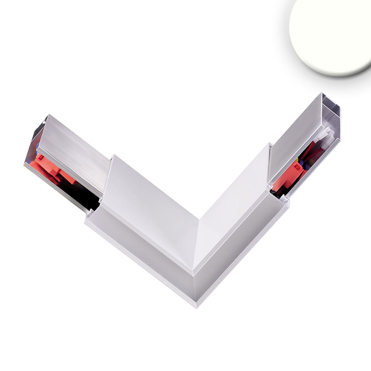 90° prismatic corner connector for Linear Up&amp;Down pendant light, 3W, white, neutral white