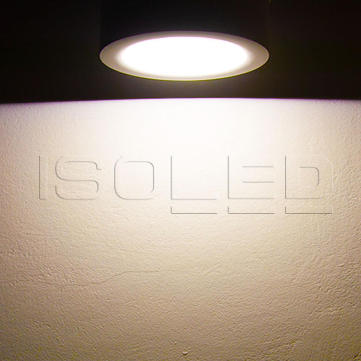 LED surface-mounted light LUNA 18W, white, round, DN173, indirect light, warm white, dimmable