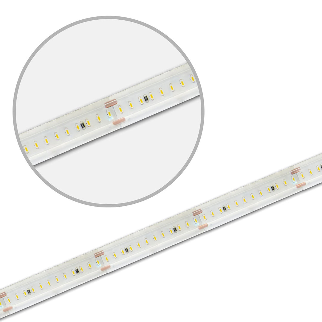 LED AQUA CRI9P Linear 48V flex ribbon, 8W, IP68, pink, 5m roll, 240 LED/m