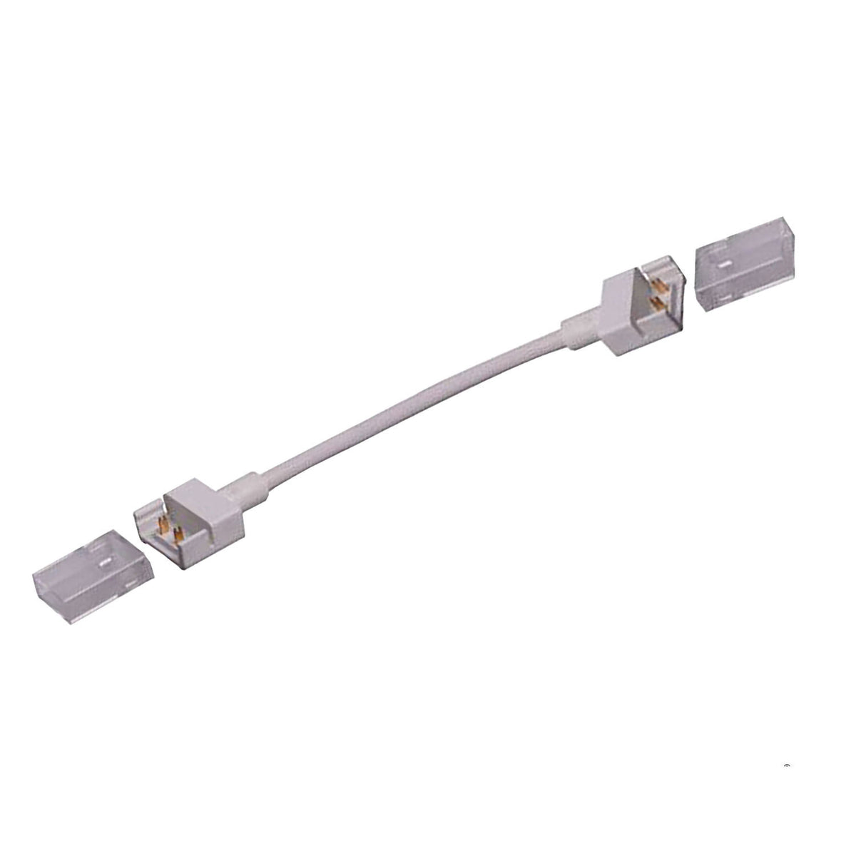 Contact connector with cable (max. 5A) O1-212 for 2-pole IP68 Flexstripes, 12mm wide and >8mm pitch