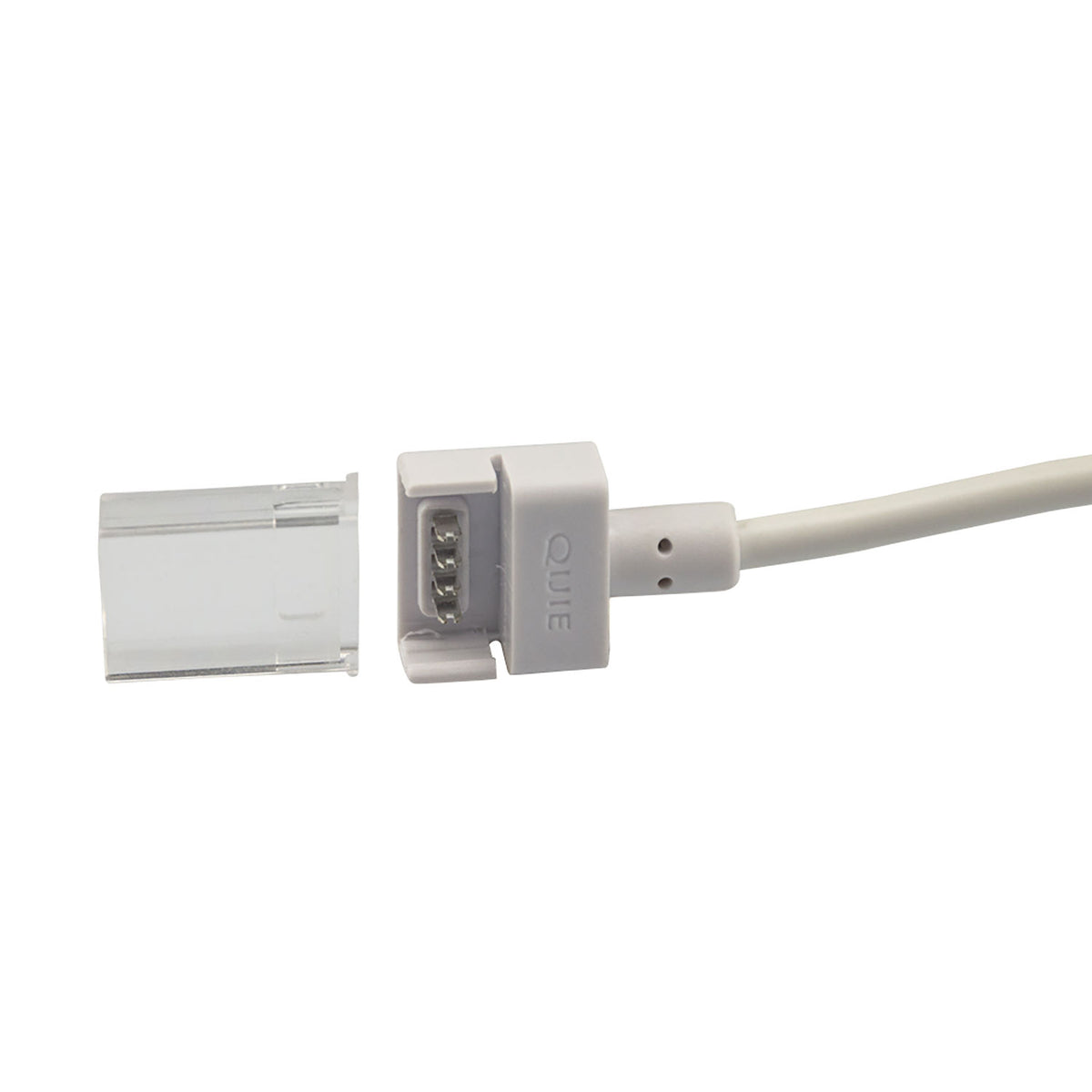 Contact cable connection (max. 5A) O1-412 for 4-pin IP68 flex strips with a width of 12mm and a pitch >8mm