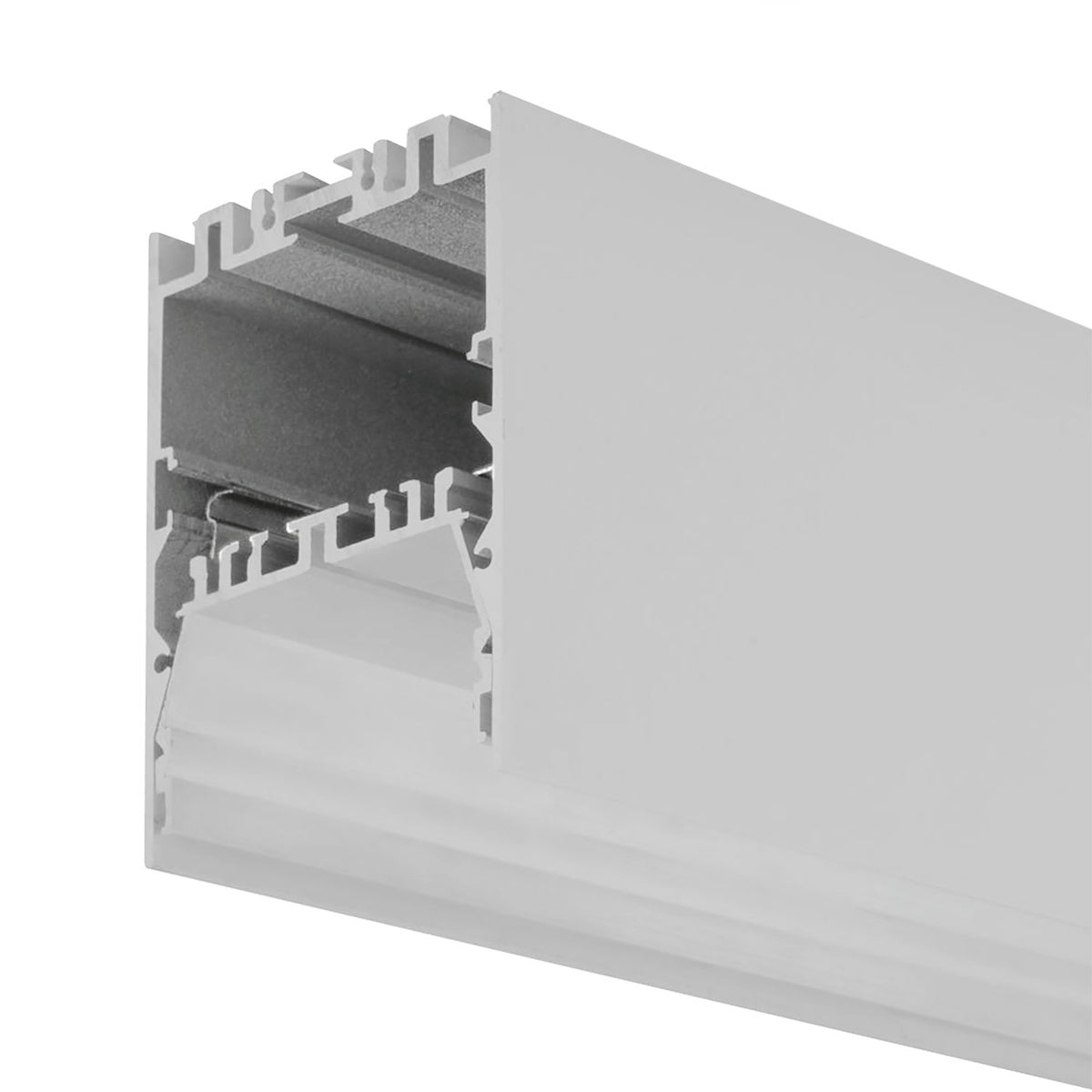 LED Leuchtenprofil LAMP40 Up&Down Aluminium silber pulverbeschichtet, 200cm