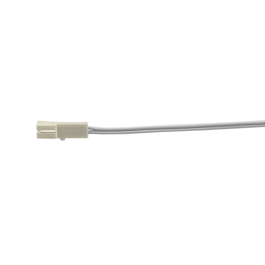MiniAMP female connector, 30cm, 2-pin, white, max. 3A