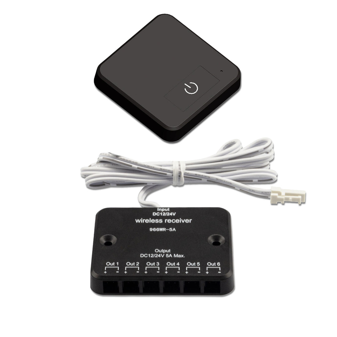 MiniAMP LED Touch/Funk PWM-Dimmer, 1 Kanal, 12-24V DC 5A, inkl. Funktaster