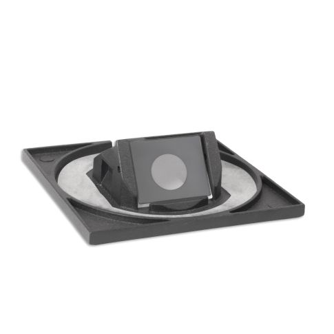 Cover Aluminium eckig 1 schwarz für Sys-Wall68