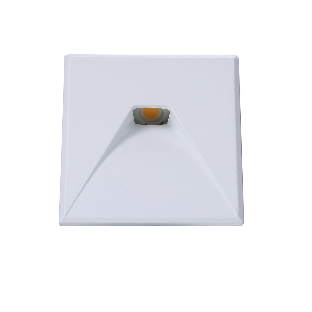 Aluminum square cover, 2 white, for Sys-Wall68