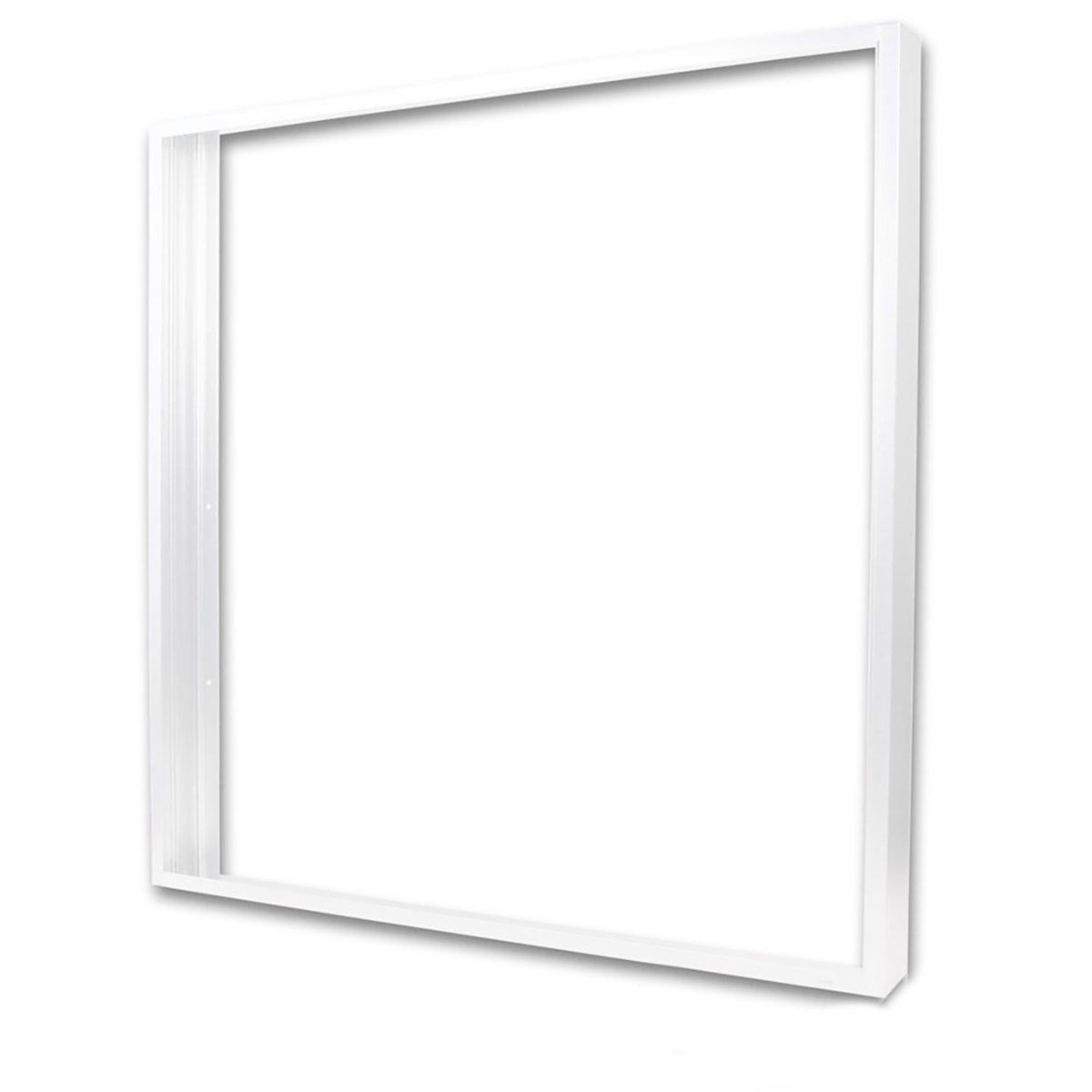 Aufbaurahmen weiß RAL 9016 für LED Panel 625x625