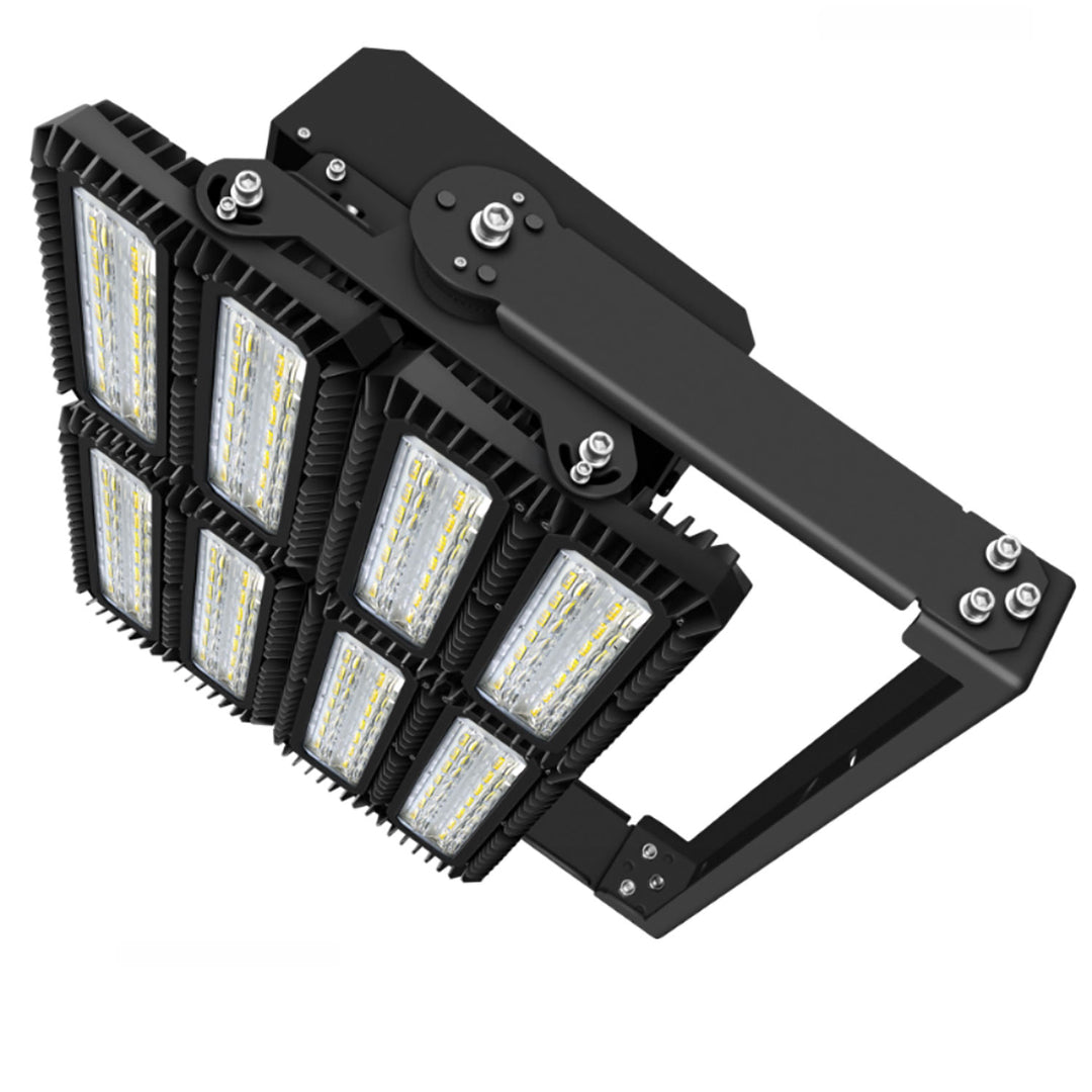 LED floodlight system 900W, 130x25°, 4 modules (light points), DALI dimmable, 4000K, IP66
