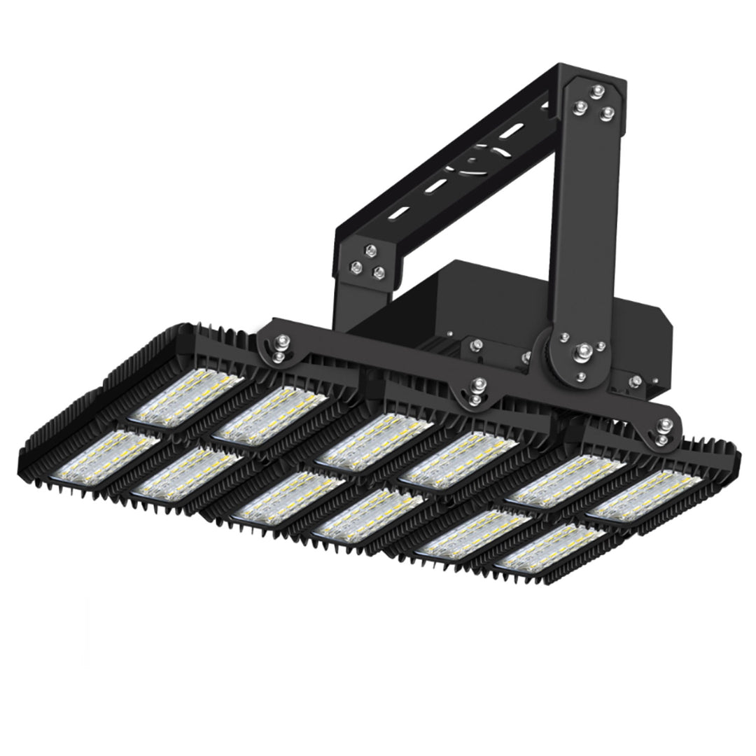LED Flutlichtanlage 1.350W, 130x25°, 6 Module (Lichtpunkte), DALI dimmbar, 4000K, IP66 (ext. Trafo)