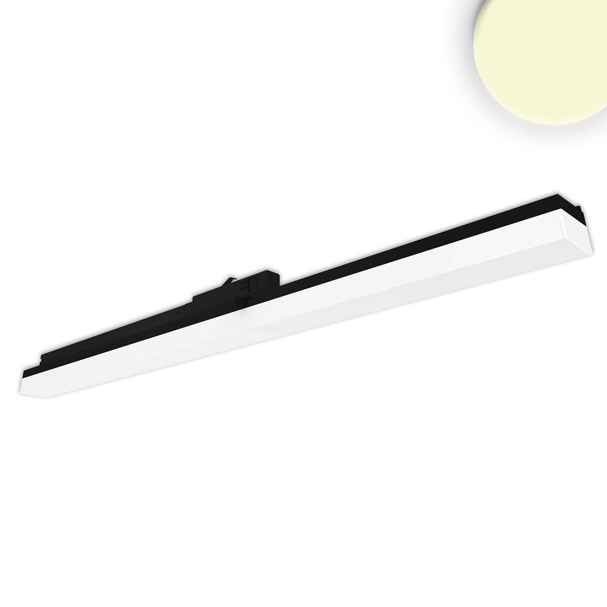 3-Phasen Linearleuchte 1200mm, 40W, 110°, schwarz matt, 3000K