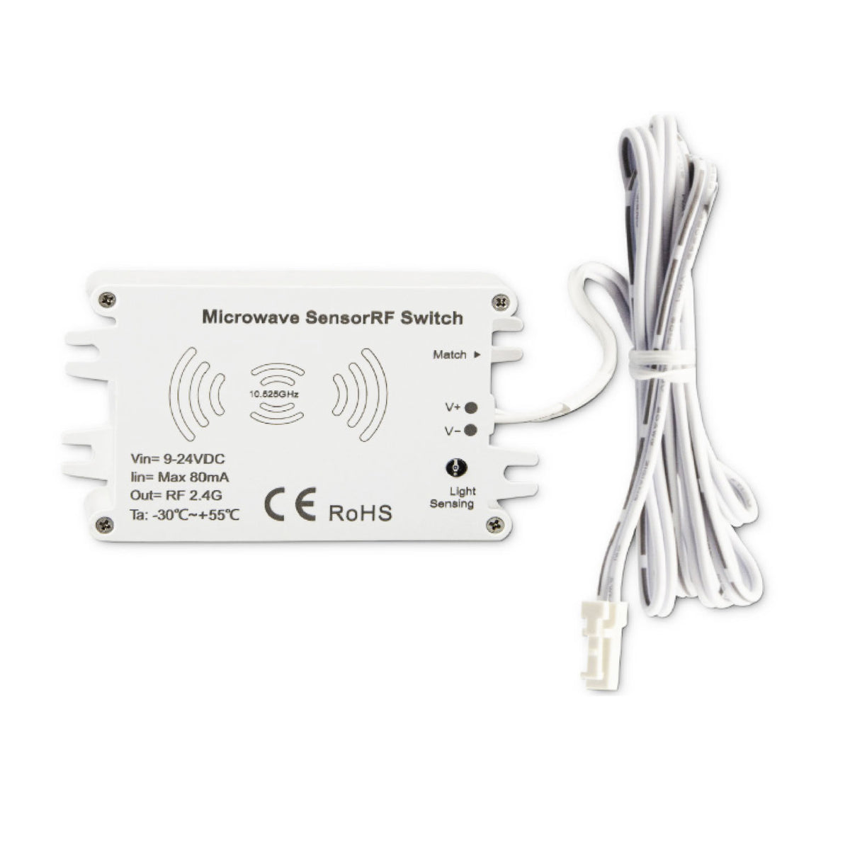 Sys-Pro Wireless RF Motion Detector MiniAMP, 9-24V