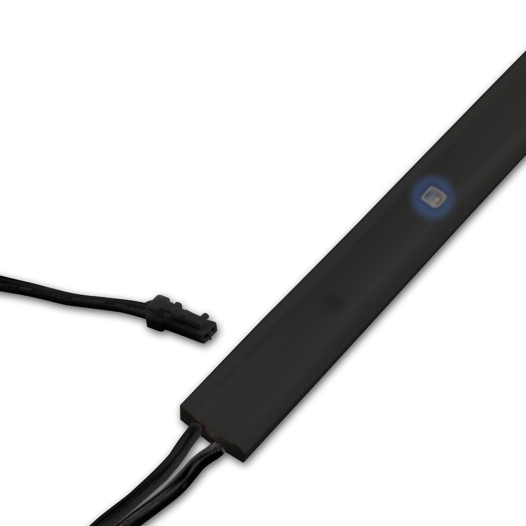 LED UV-C MiniAMP flex band 270nm, 12V DC, 3W, IP54, 58cm, black, one. Cable + maleAMP, 12 LED/m