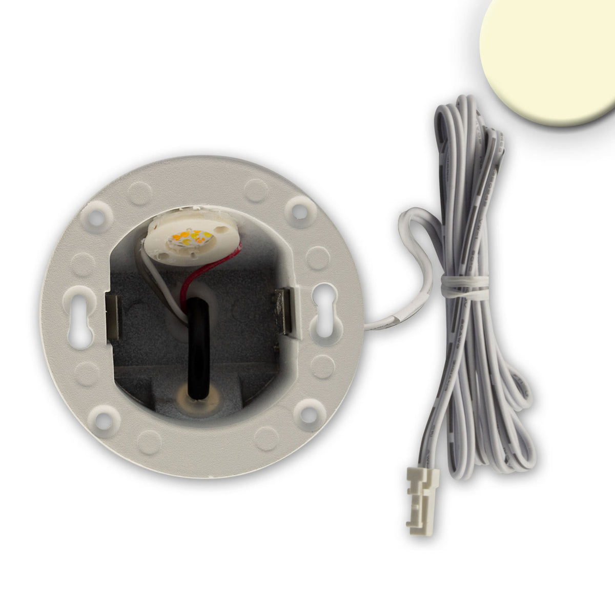 LED recessed wall light Sys-Wall68 MiniAMP 24V, 3W, 3000K, incl. flush-mounting box (excl. cover)