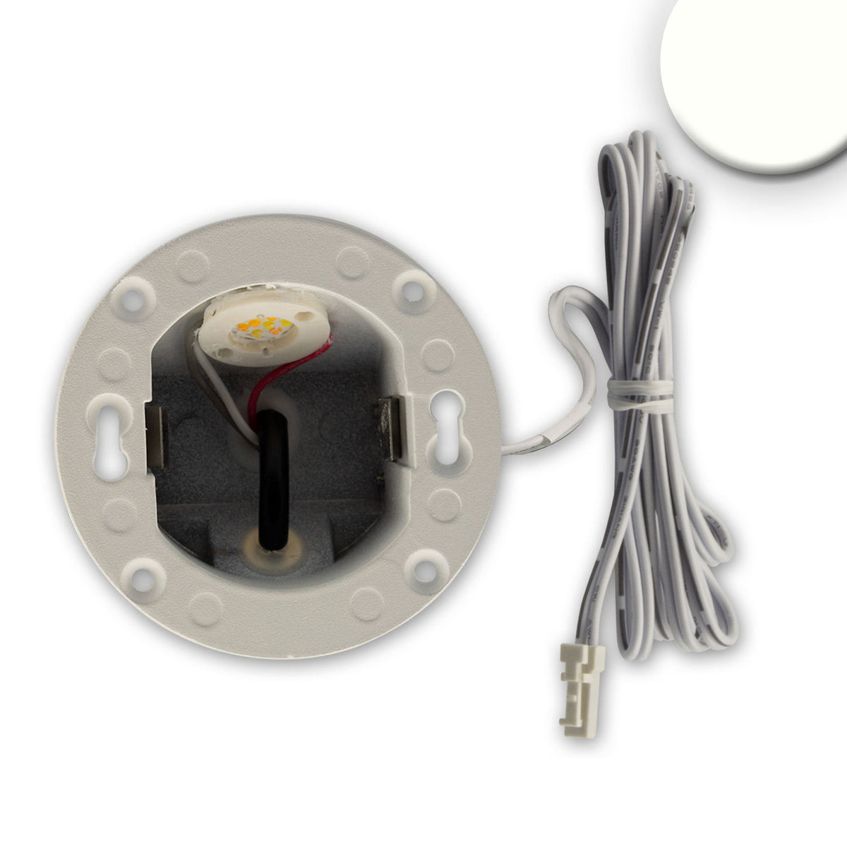 LED recessed wall light Sys-Wall68 MiniAMP 24V, 3W, 4000K, incl. flush-mounting box (excl. cover)