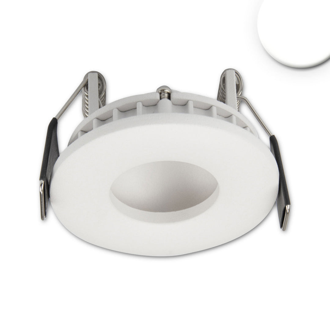 LED recessed light LUNA MiniAMP 4W, indirect light, 24V DC, white, 4000K, dimmable