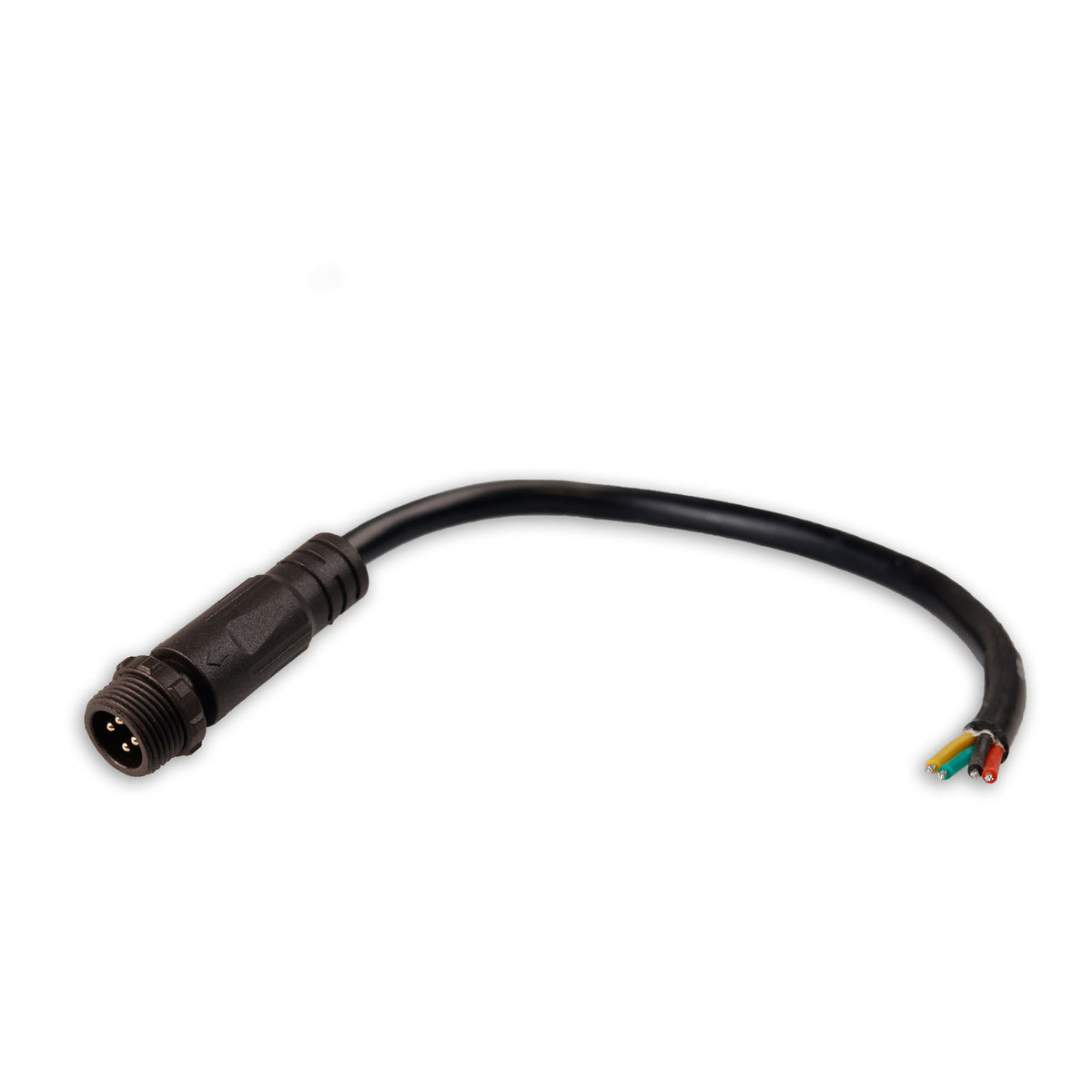 Connection cable 30cm with male connector IP67, 4-pin 0.5mm² V2.0