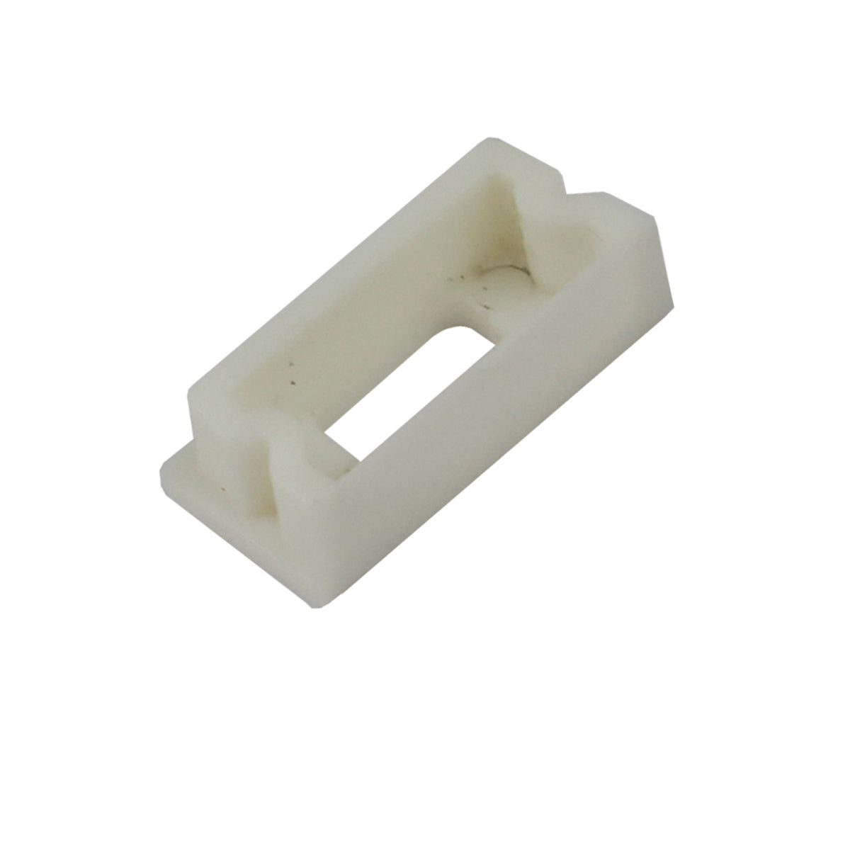 End cap EC76W white for profile PURE14 S with cable entry, 1 pc.