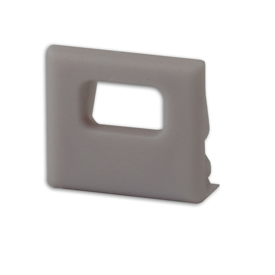 End cap EC82 for SURF10 profile with cable entry, 1 piece