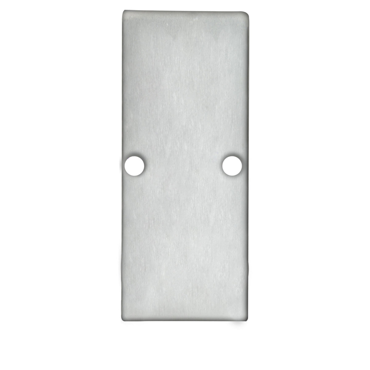 End cap EC90 anodized aluminum for HIDE DOUBLE profile including screws