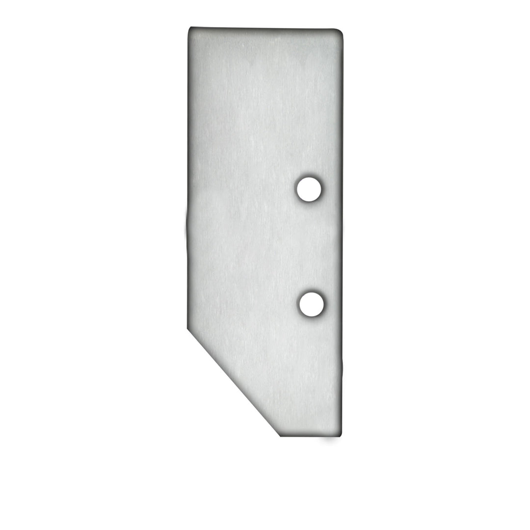 Endkappe EC92 Aluminium eloxiert für Profil HIDE ASYNC inkl. Schrauben