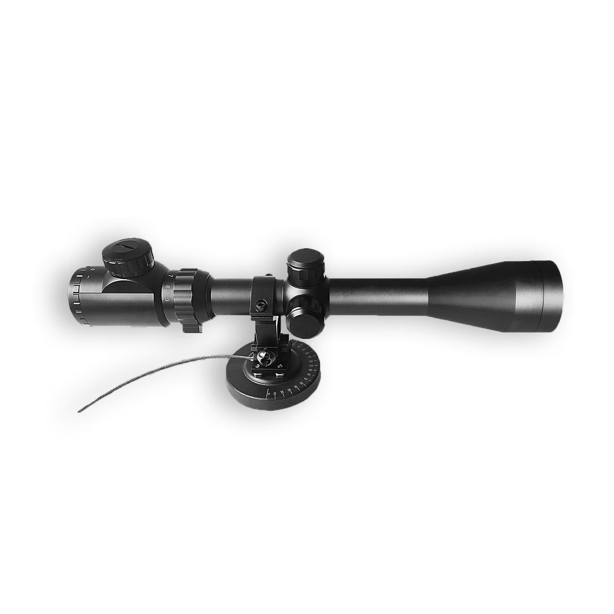 Alignment telescope for LED floodlights