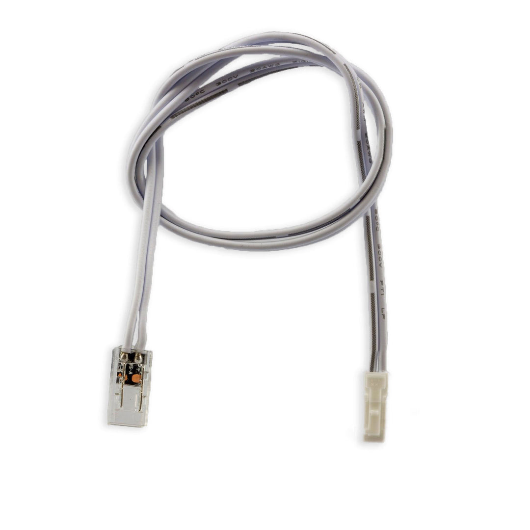 MiniAMP male connector to contact cable connection (max. 3A) K2-26 for 2-pin IP20 strips with a width of 6mm