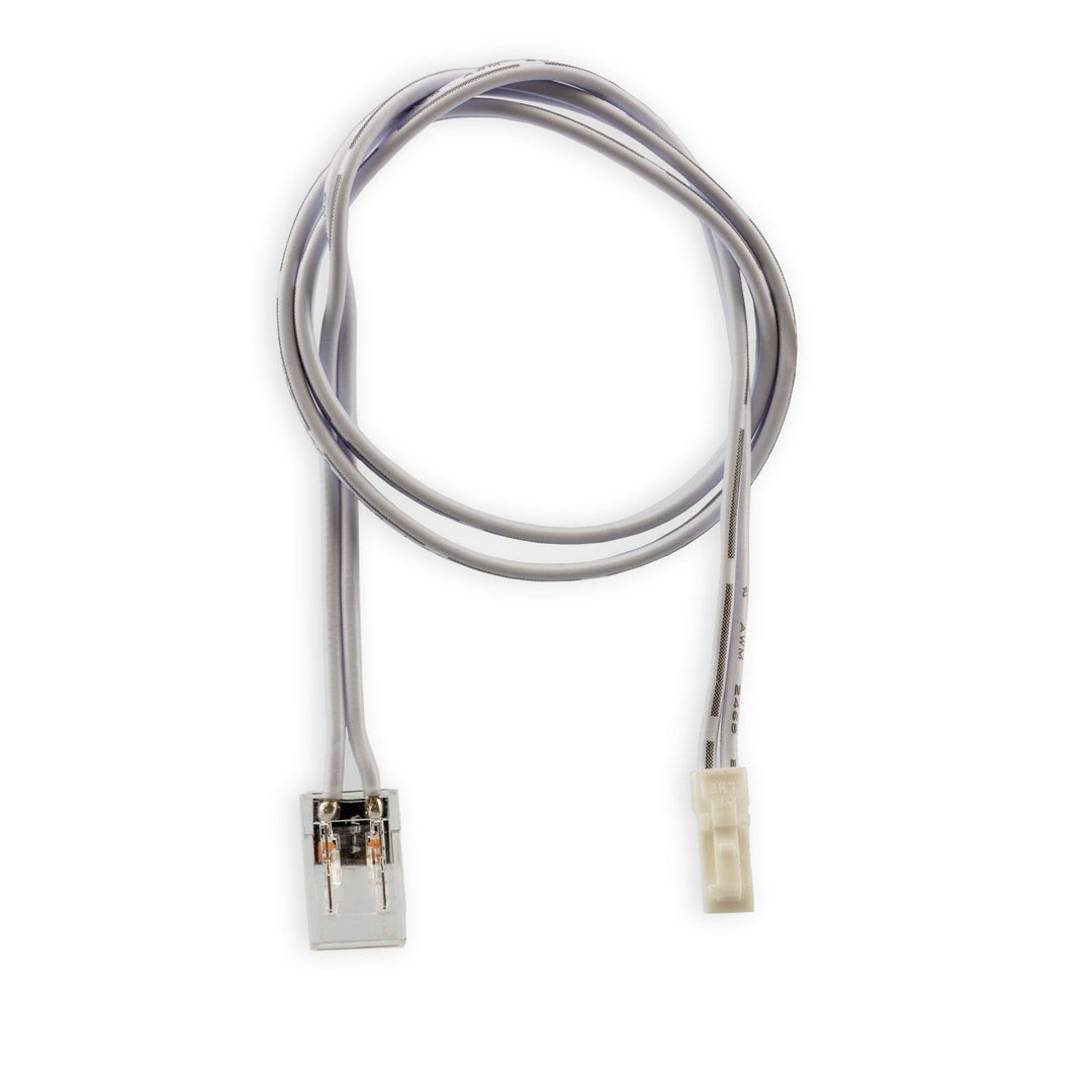 MiniAMP male connector to contact cable connection (max. 3A) K2-28 for 2-pin IP20 strips with a width of 8mm
