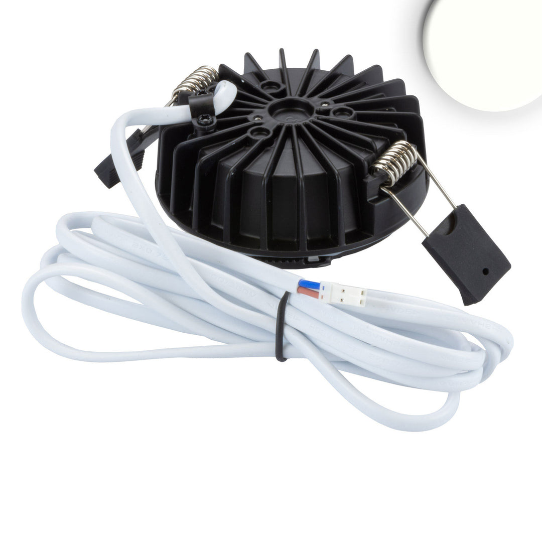 LED recessed spotlight Sys-90 MiniAMP, 10W, 24V DC 4000K, CRI92, dimmable (excl. cover)