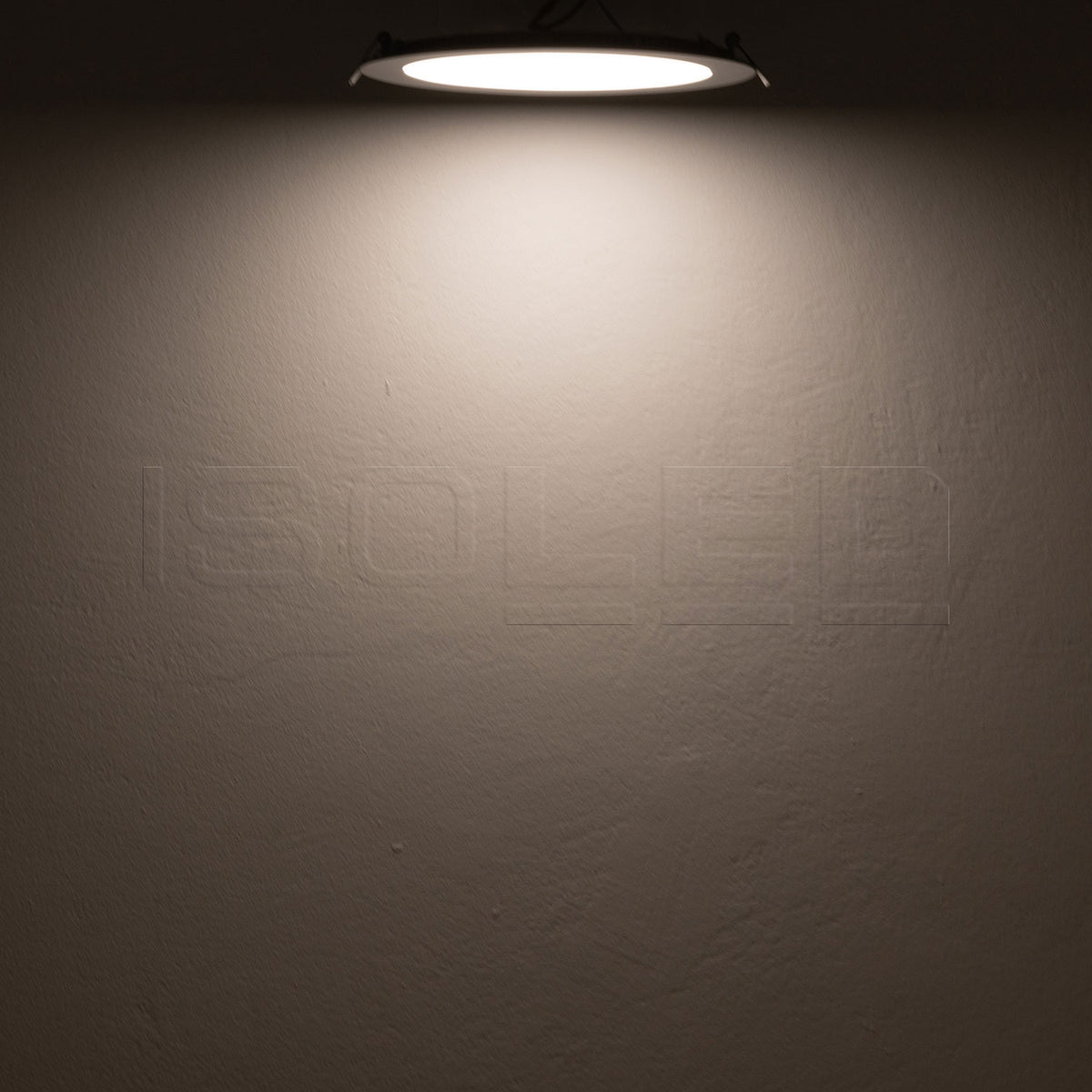 LED downlight, 18W, round, ultra-flat, silver, neutral white