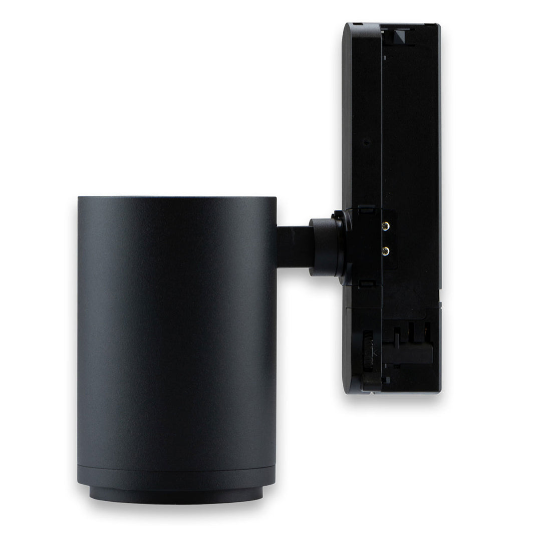 3-phase track spotlight, focusable, 42W, 20°-70°, matte black, 3500K, CRI92