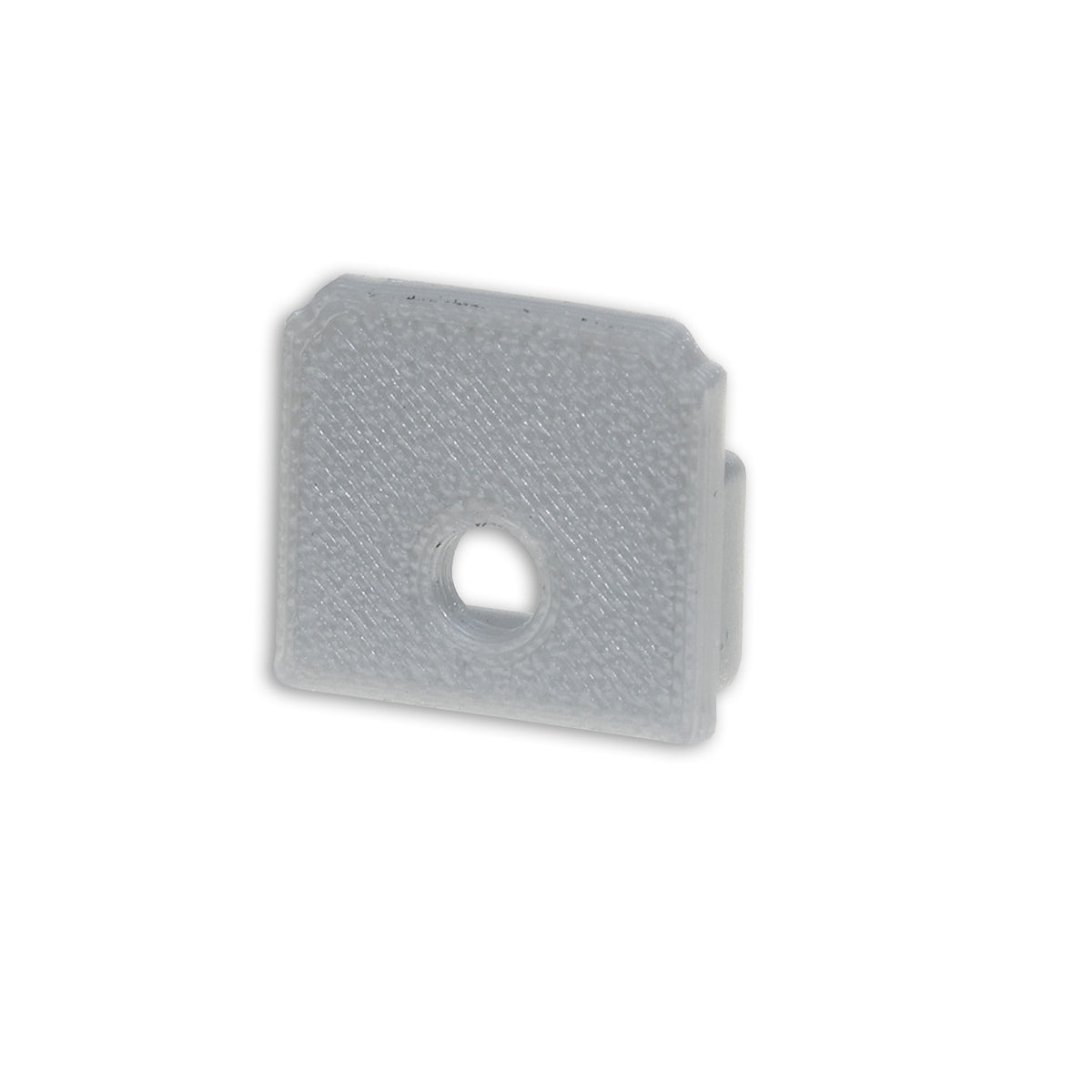 End cap E211 for LED drywall profile termination, with cable entry, 1 piece
