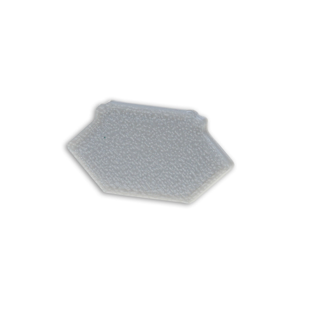 End cap E216 for LED drywall profile, external corner, 1 piece