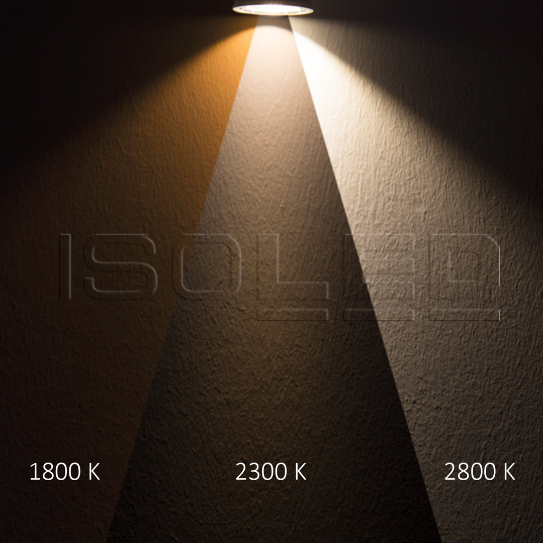 LED recessed light Sunset Slim68 white, round, 9W, 1800-2800K, dimmable to warm