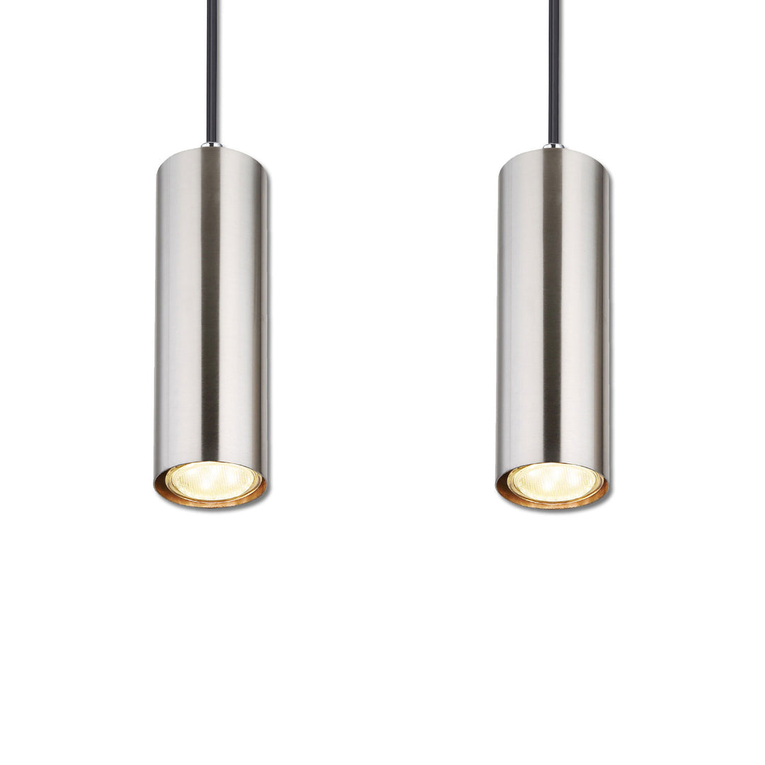Hängeleuchte nickel matt, 4xGU10 Fassung, exkl. Leuchtmittel